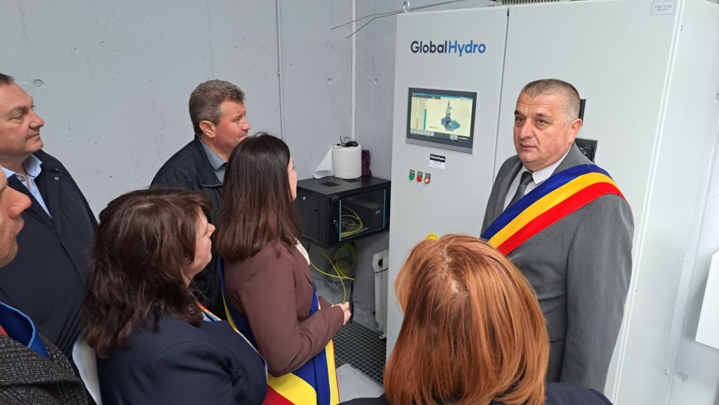 Prima hidrocentrală cu baraj construită în România după 1989, inaugurată la Parva în județul Bistrița-Năsăud