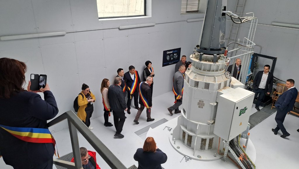 Prima hidrocentrală cu baraj construită în România după 1989, inaugurată la Parva în județul Bistrița-Năsăud