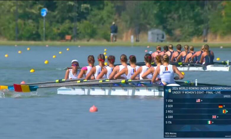 România, campioană mondială la canotaj U19! Aur pentru echipajul feminin de 8+1 la Plovdiv